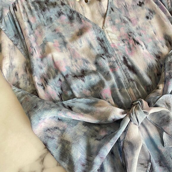 Rebecca Taylor Aurora Tie Waist Dress - Picture 8 of 16